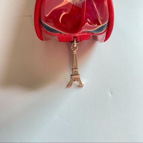 Lancome Makeup Bag Case Pouch Stripes Eiffel Tower - Picture 2 of 8